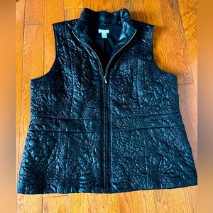 Chico’s Black Quilted Vest
